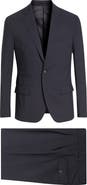 Eleventy Wool Stretch Gabardine Suit