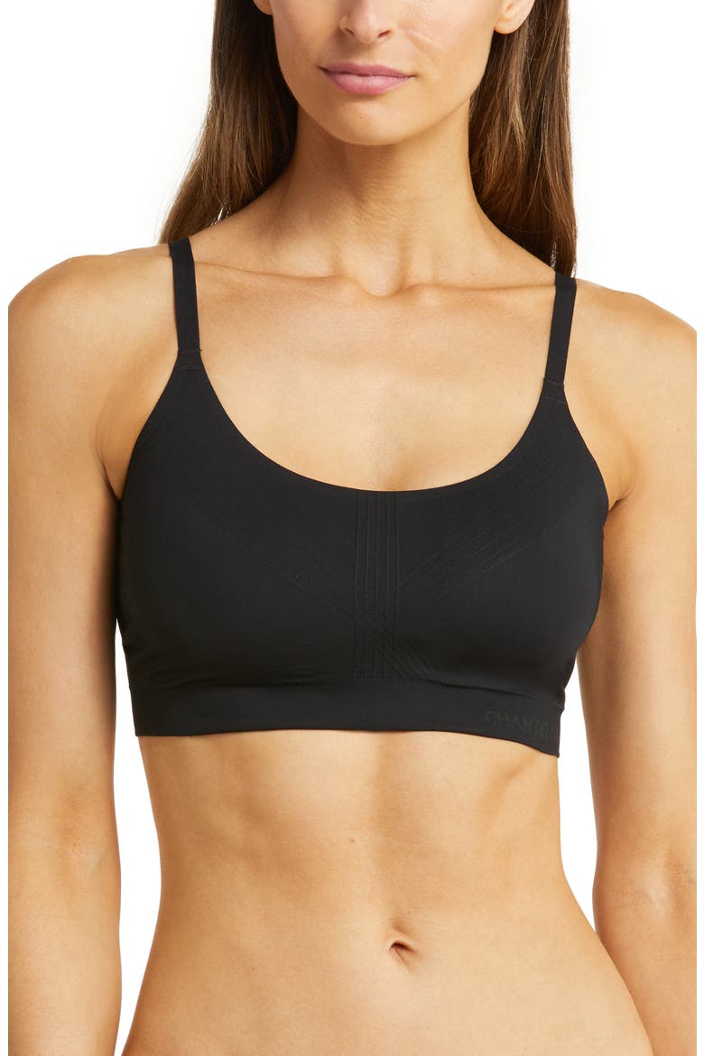 Smooth Comfort Seamless Padded Bralette, Main, color, BLACK