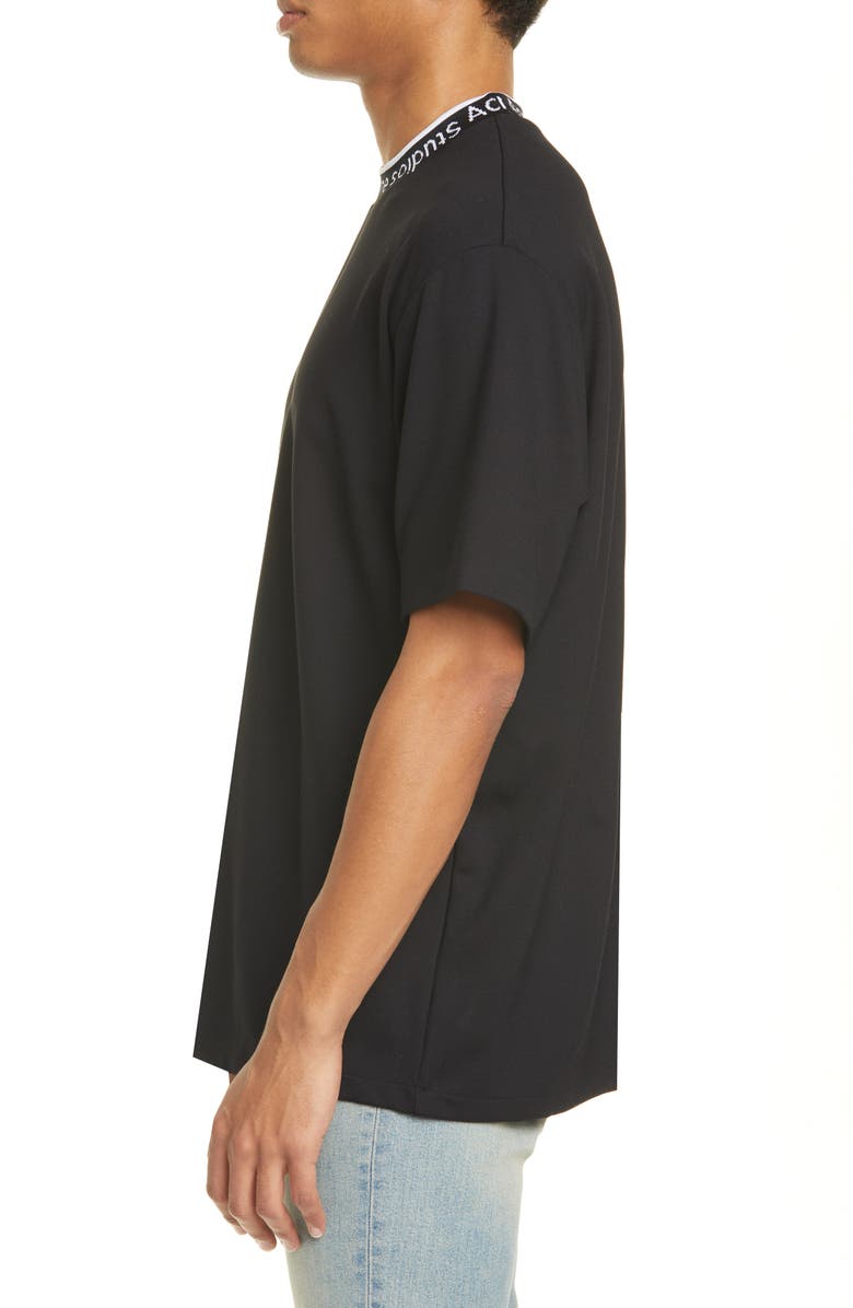 Acne Studios Extorr Logo Crewneck T-Shirt, Alternate, color, 