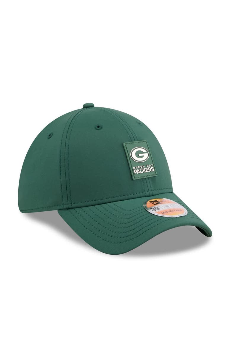 New Era Men's New Era Green Green Bay Packers 2025 Sideline 39THIRTY Flex Hat, Alternate, color, Green