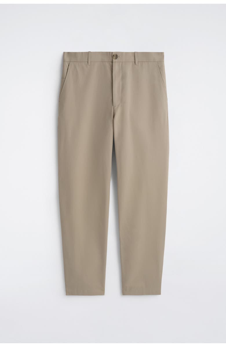 COS Cotton Straight-Leg Chinos, Alternate, color, Beige