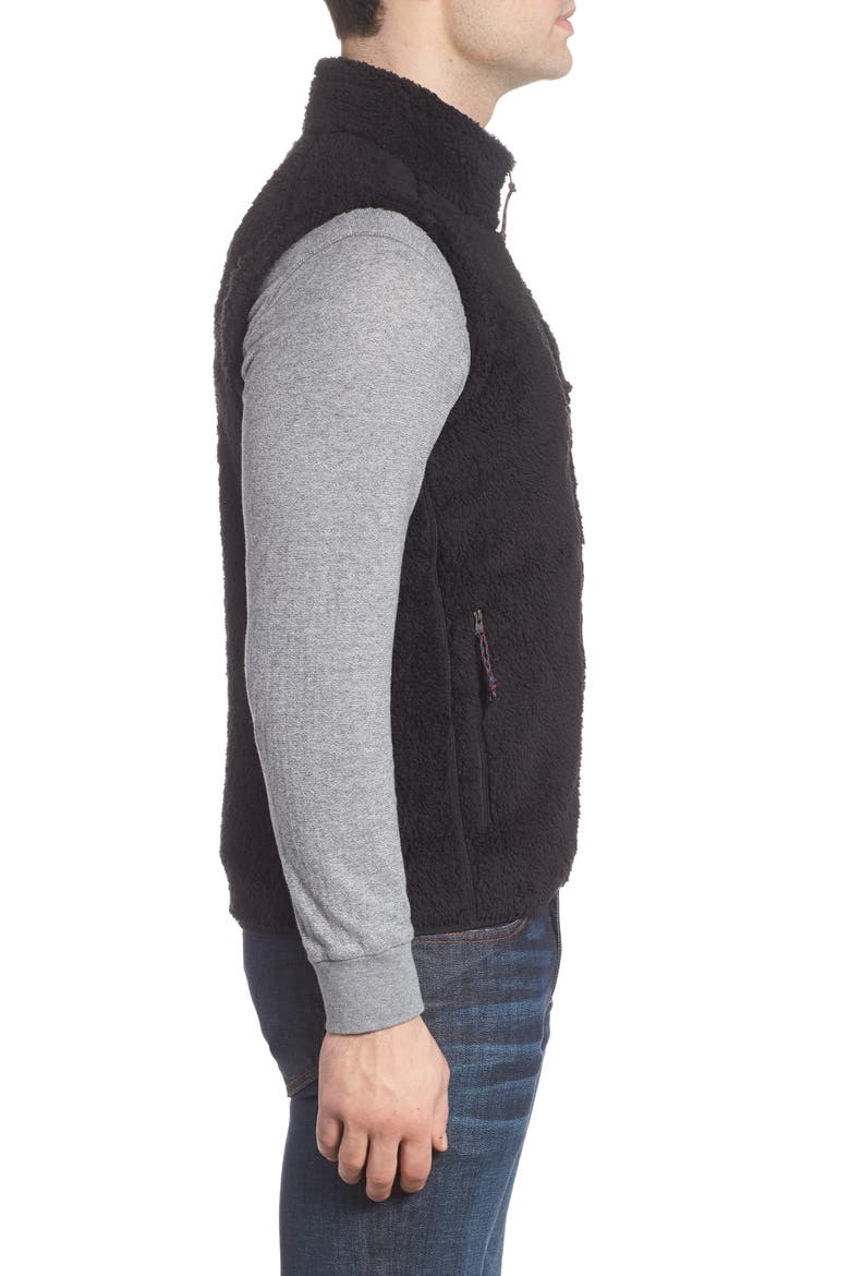 Los Gatos Fleece Vest, Alternate, color, BLACK