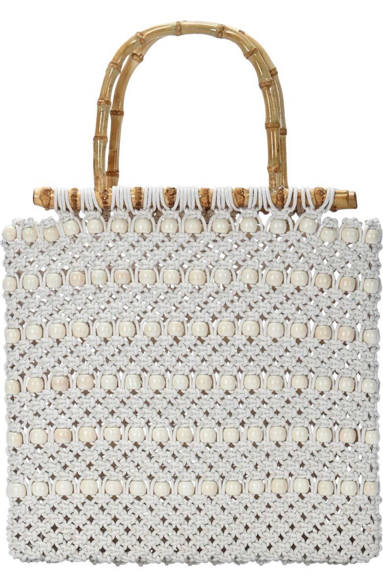 Antik Kraft Beaded Crochet Packable Bag, Main, color,