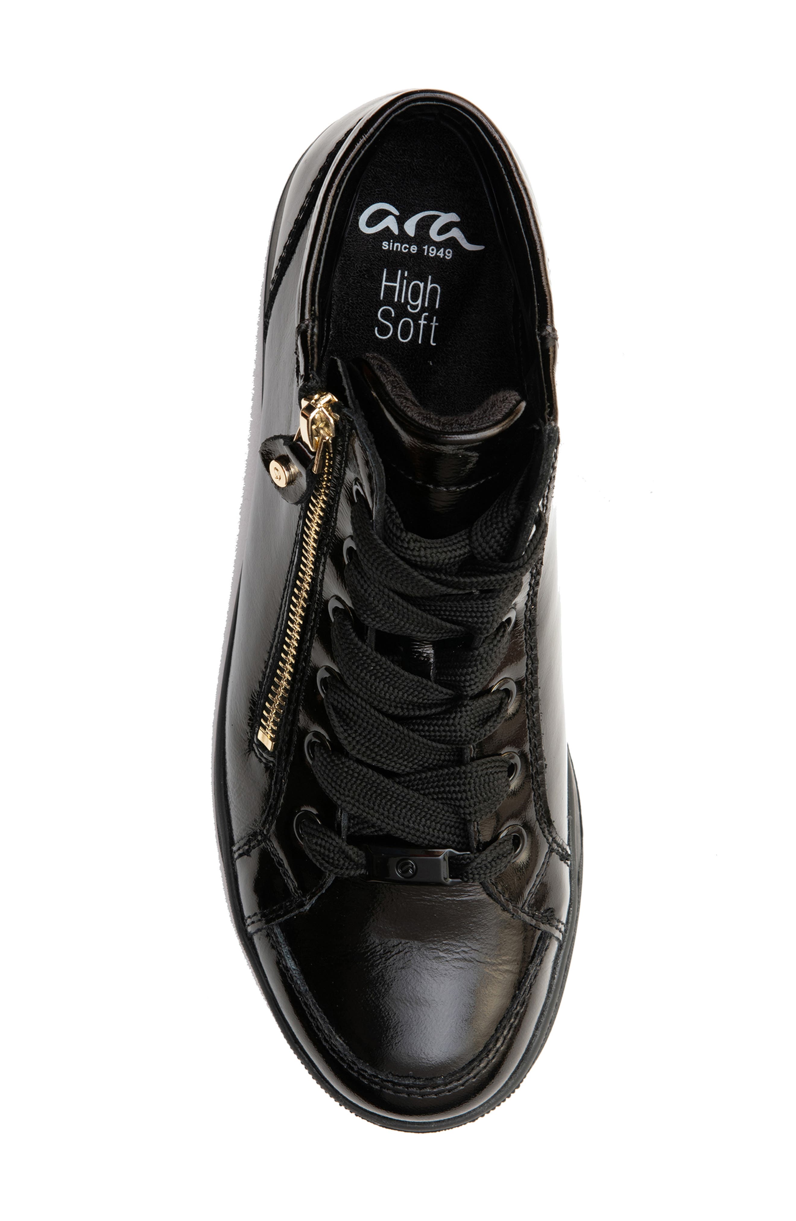 ara Rei Sneaker, Alternate, color, Black Patent