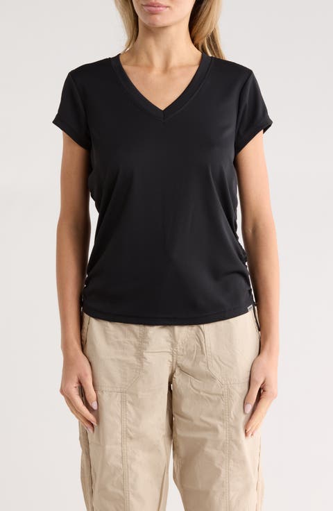 Ruched Tech T-Shirt