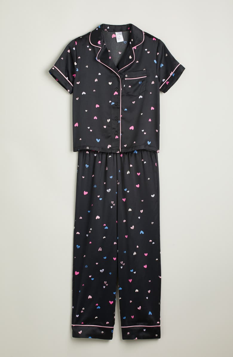 Nordstrom Kids' Satin Pajamas, Main, color, 