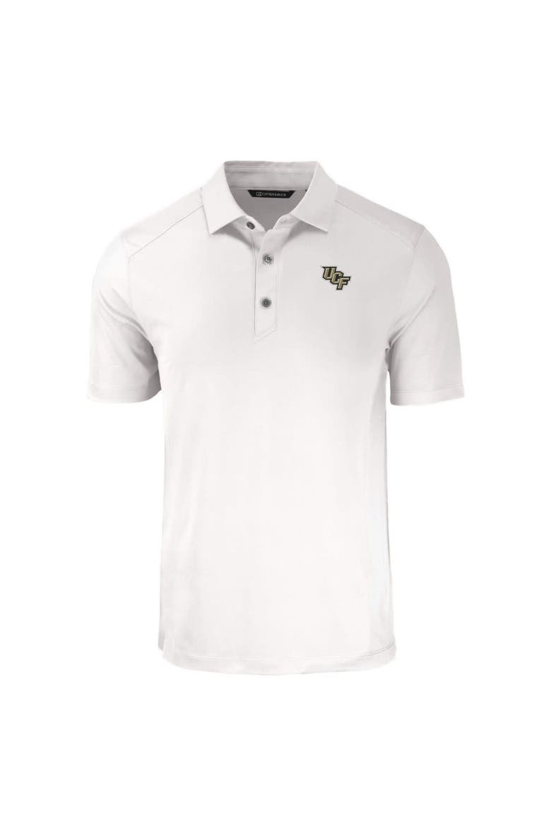 Men's Cutter & Buck White UCF Knights Big & Tall Forge Eco Stretch Recycled Polo, Alternate, color, White