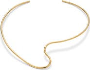 Lady Grey Cursive Collar Necklace