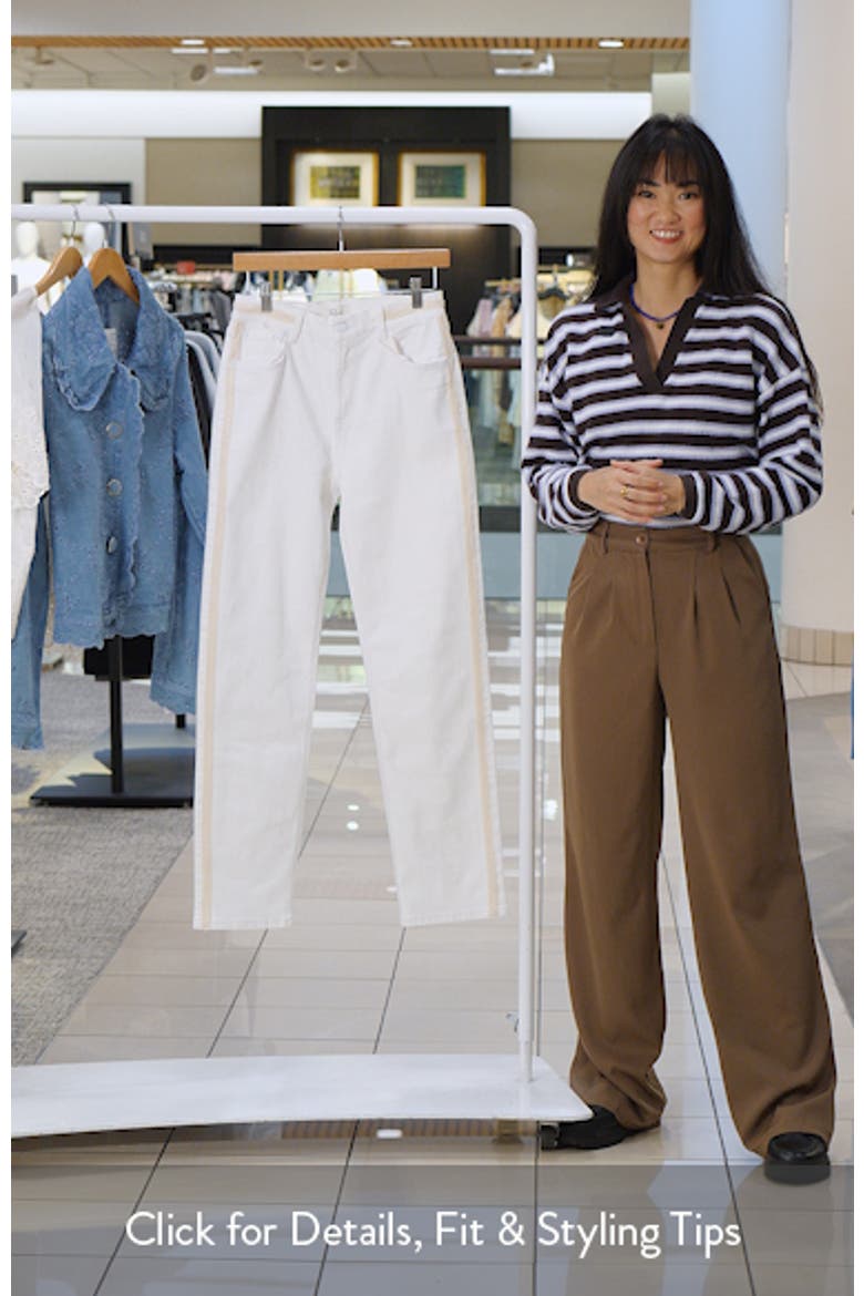 Topanga Embroidered Detail High Waist Jeans video