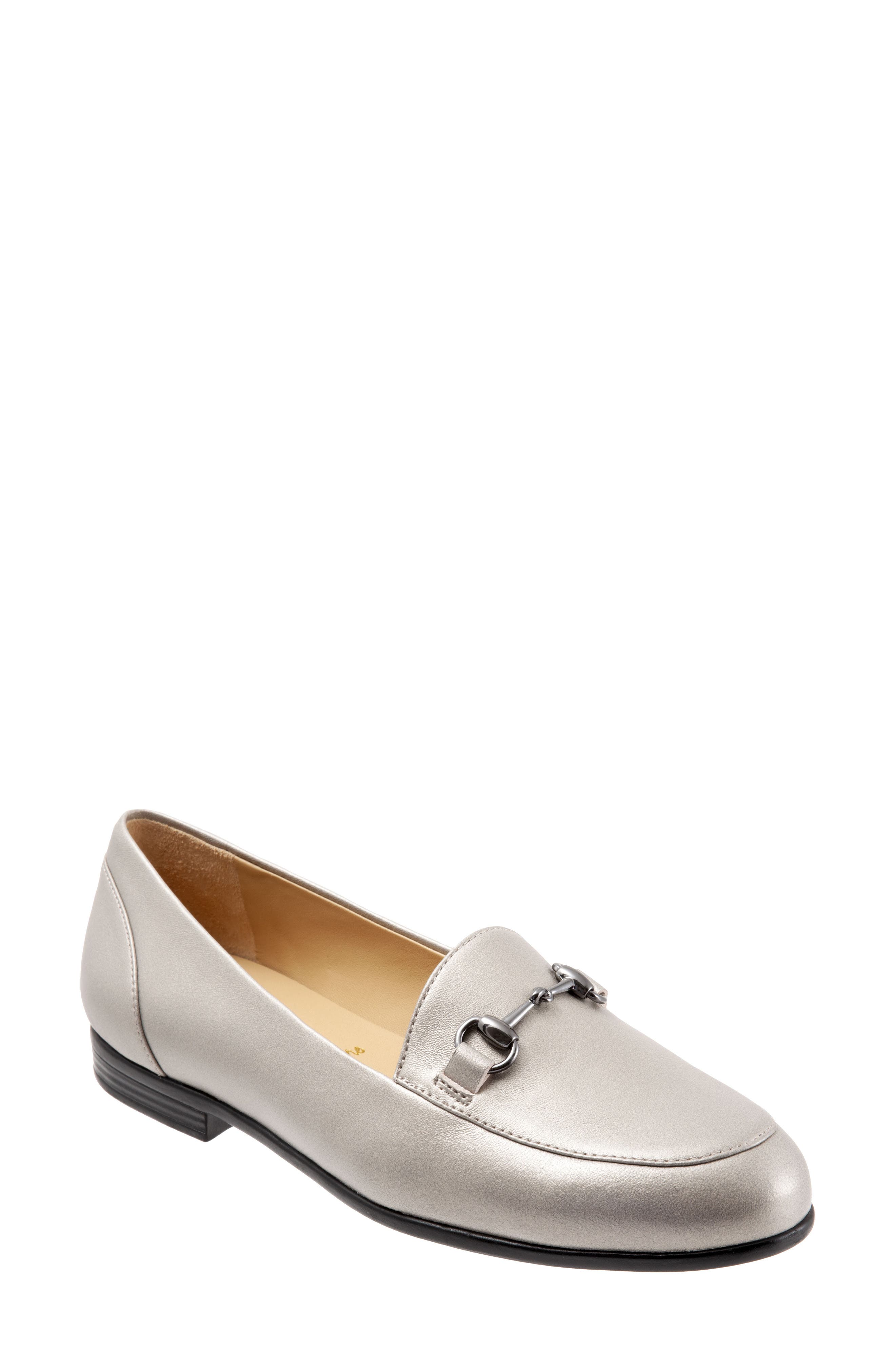 Anice Bit Loafer, Main, color, PEWTER LEATHER