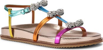 Pierra Micro Bow Ankle Strap Sandal