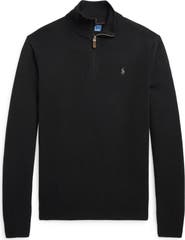Polo Ralph Lauren Regular Fit Wool Quarter Zip Sweater