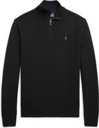 Polo Ralph Lauren Regular Fit Wool Quarter Zip Sweater