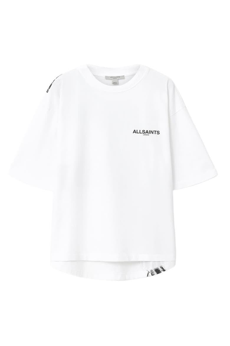 Swoop Amelie Oversize Cotton Graphic T-Shirt, Alternate, color, OPTIC WHITE
