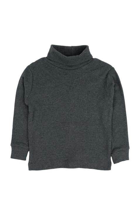 Kids Turtleneck, 100% Cotton, Solid Colors