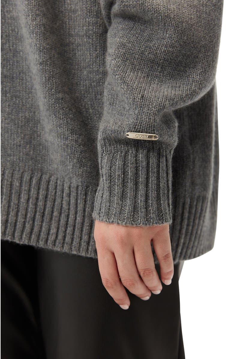 GOBI Mongolian Cashmere Relaxed-Fit Cashmere Sweater, Alternate, color, 