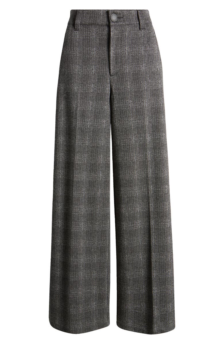 Wit & Wisdom Whitney 'Ab'Solution Skyrise Plaid Wide Leg Trousers, Main, color, 