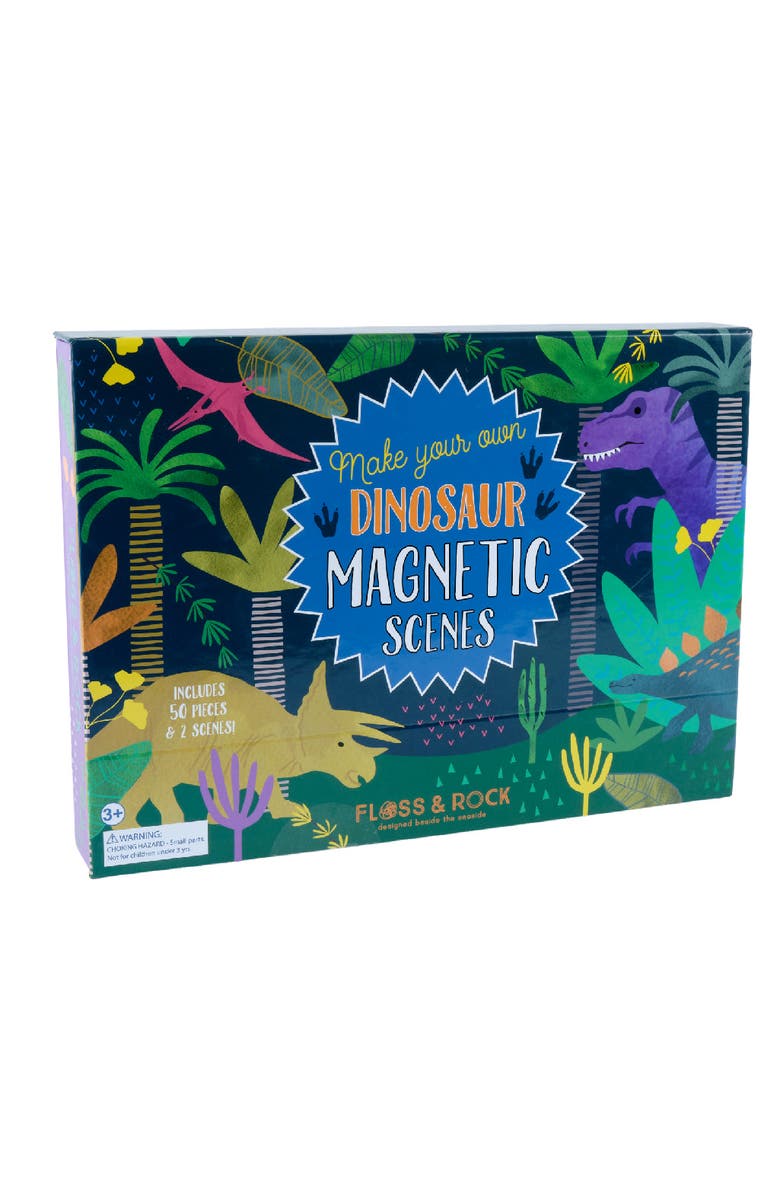 Floss & Rock Magnetic Play Scenes, Alternate, color, Dino