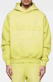 PURPLE BRAND Cotton Fleece Graphic Hoodie