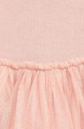 Long Sleeve Mixed Media Dress