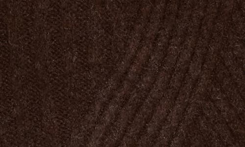 Bobeau V-neck Button Front Crop Cardigan In Brown
