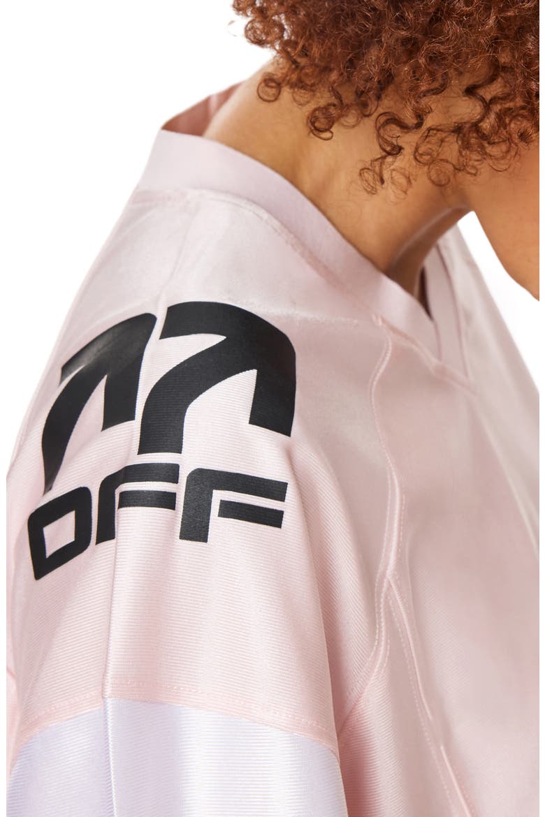 Cropped Mesh Jersey Top, Alternate, color, CRADLE PINK