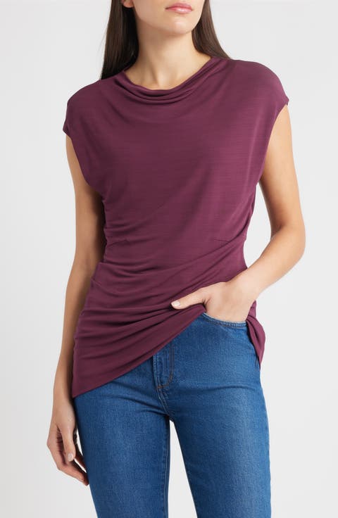 Elamma Cap Sleeve Top