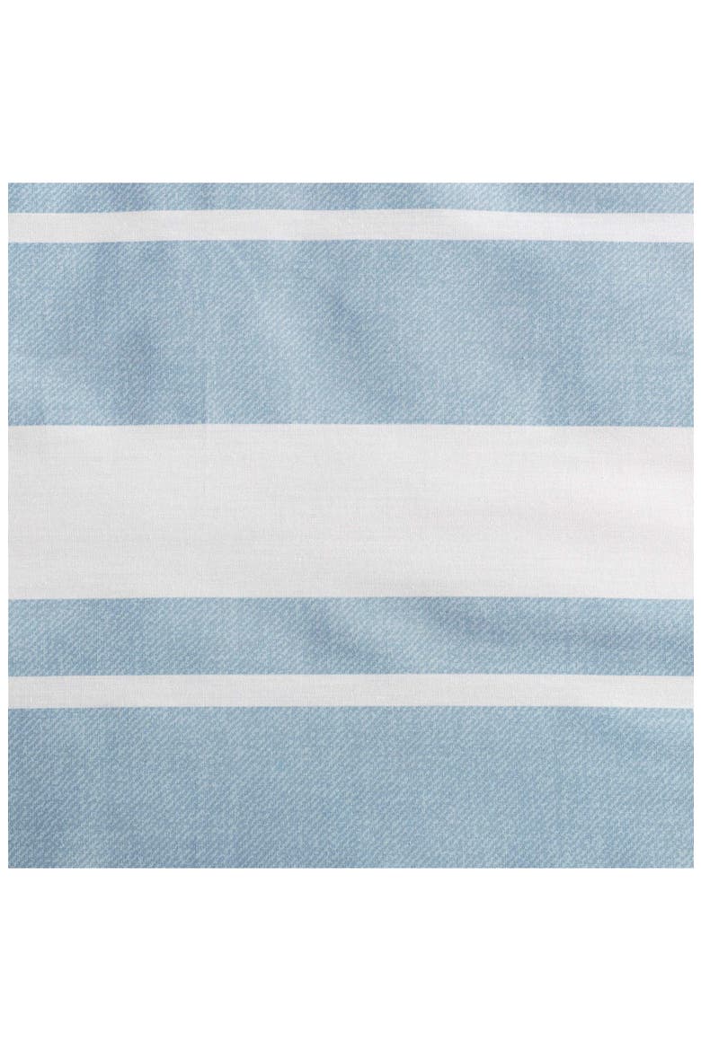 Tayleur Striped Cotton Comforter, Alternate, color, LIGHT / MEDIUM BLUE