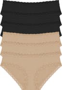 Natori Bliss Supima Cotton Girl Brief 6-Pack