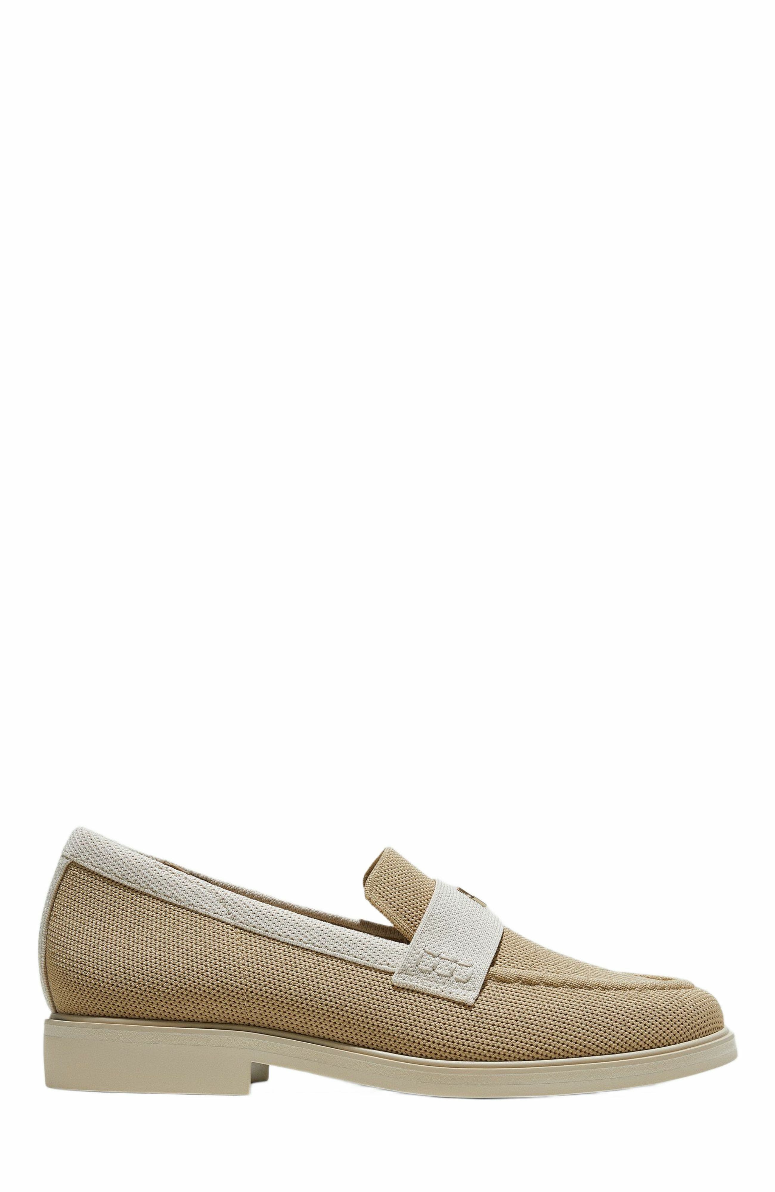 VIVAIA Classic Penny Loafers, Alternate, color, Nude Ivory