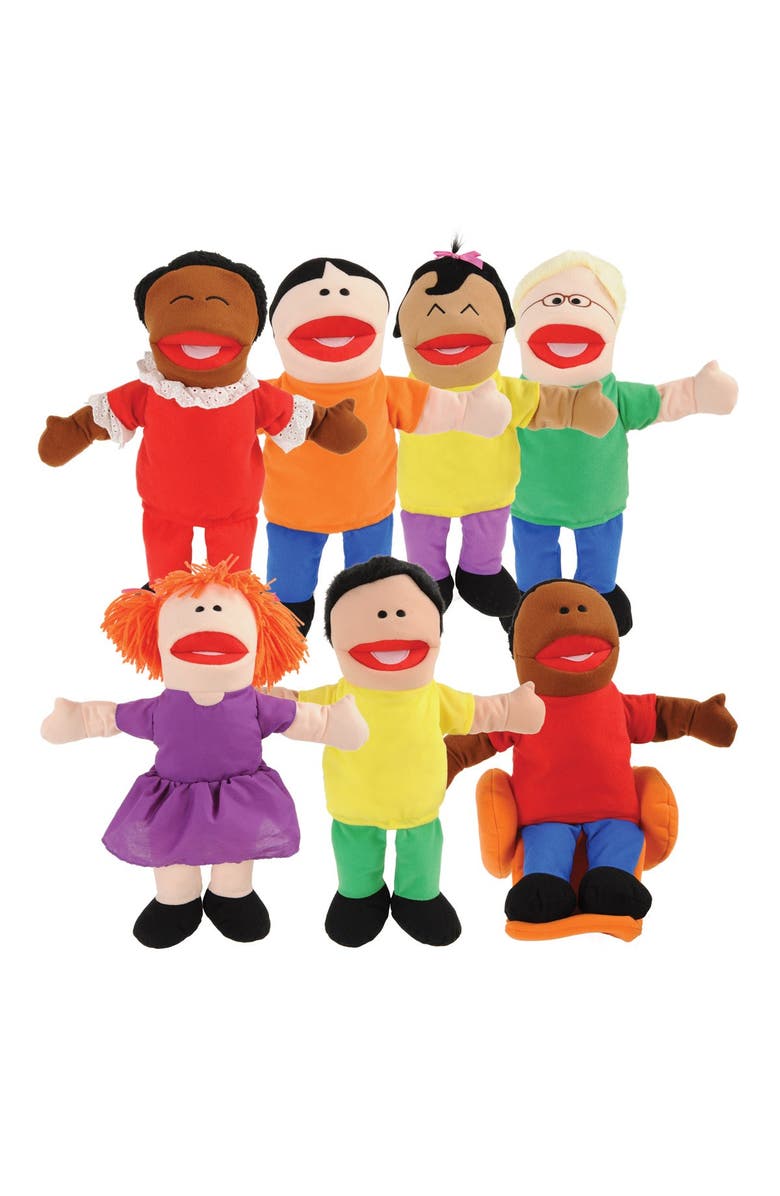 Kaplan Early Learning Company Kaplan Kids Puppets - Set of 7, Main, color, Multicolored