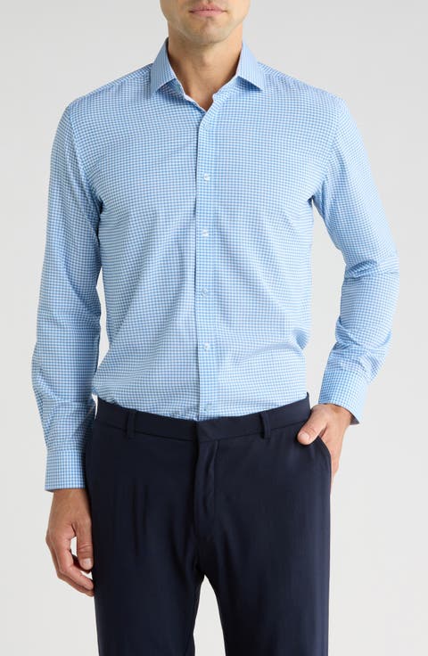 Performance Stretch Winkle Free Button-Up Shirt