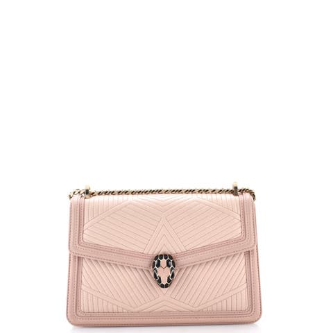 Serpenti Forever Shoulder Bag Quilted Leather Small