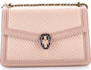 Pre-Owned Bvlgari Serpenti Forever Shoulder Bag Quilted Leather Small