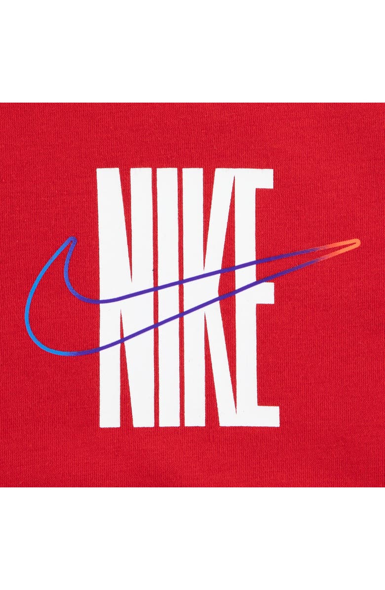 Nike Rise Fleece Crewneck Sweatshirt & Joggers Set, Alternate, color, K5fblack/R