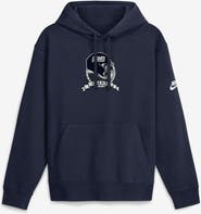Nike Men's Nike Navy New York Giants Short Pass Rewind Club Fleece Hoodie