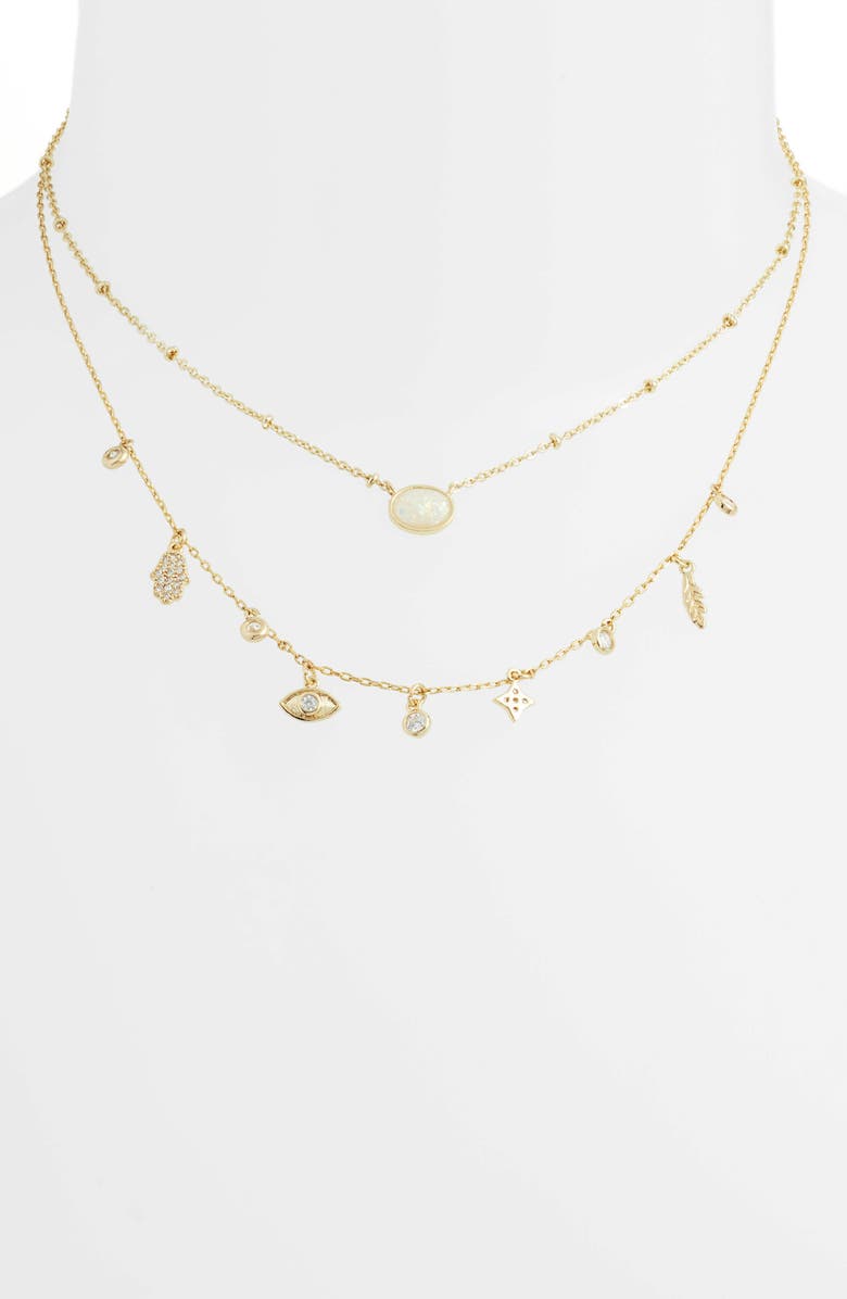 Jules Smith Inner Goddess Layered Necklace, Alternate, color,