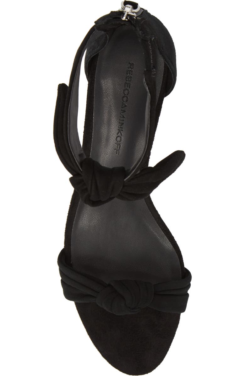 Rebecca Minkoff Kaley Knotted Kitten Heel Sandal, Alternate, color,