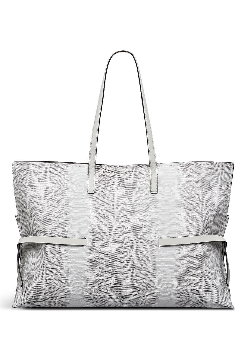 Radley Fleet Street | Faux Lizard Large Open Top Shoulder Bag, Main, color, Bright White