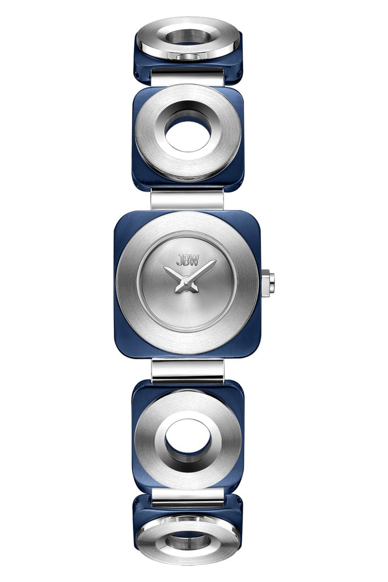 Chasm Bracelet Watch, 22mm, Main, color, IP BLUE