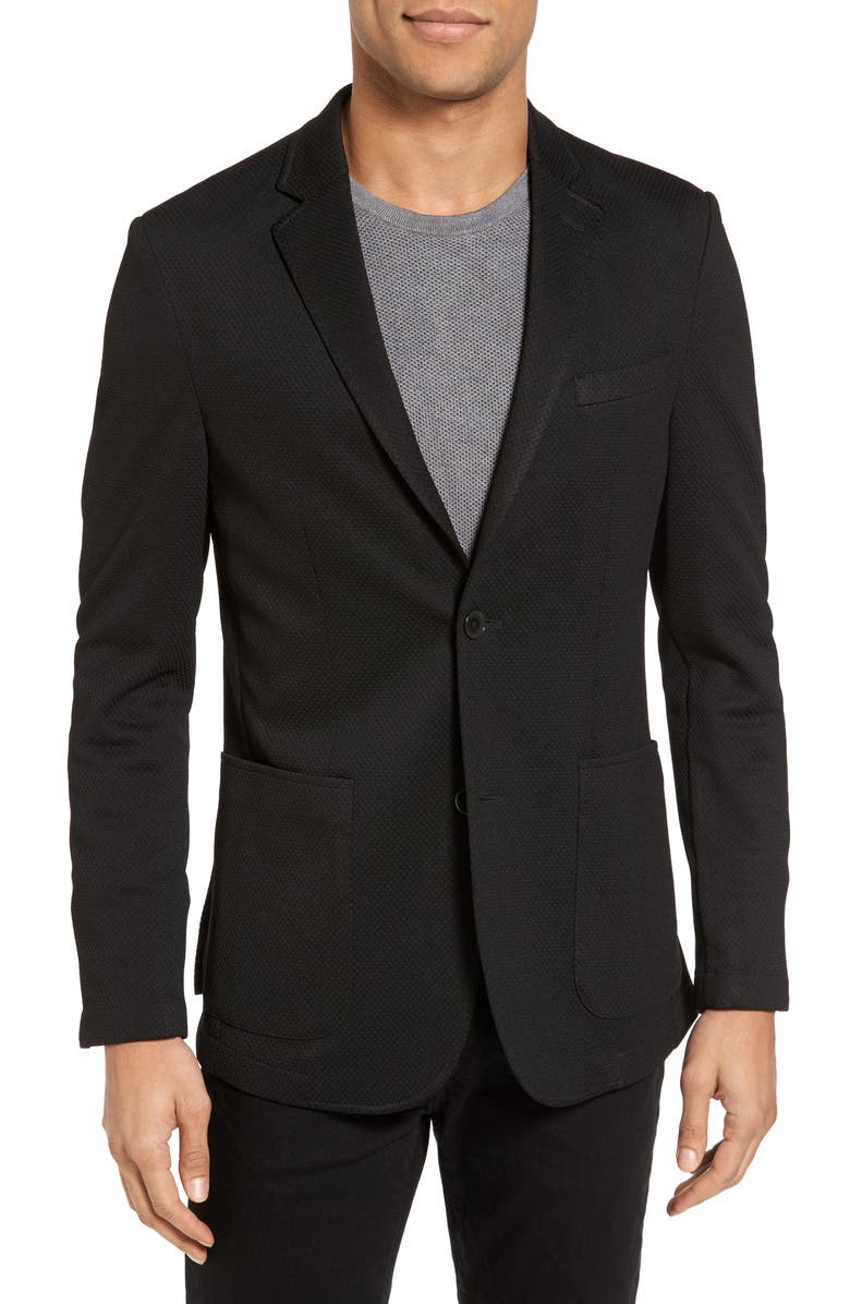 Vince Camuto Slim Fit Stretch Knit Sport Coat, Main, color, 