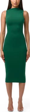 Naked Wardrobe Sleeveless Midi Dress