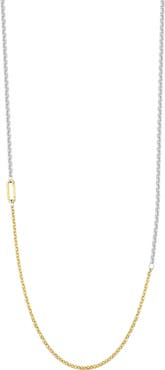 Kloto Mono Two-Tone Chain Necklace