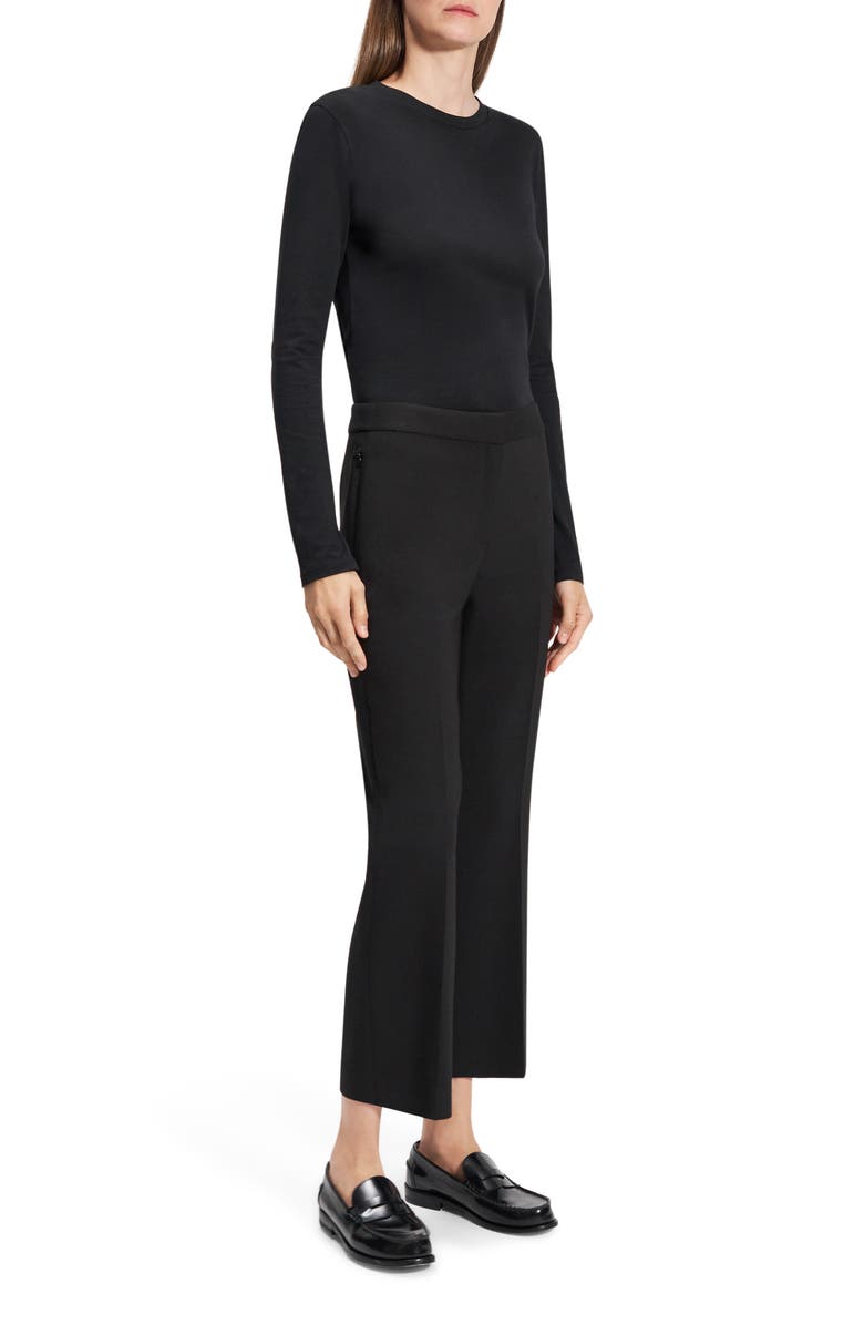 Theory Kick Flare Ankle Pants, Alternate, color,