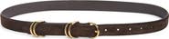 Madewell Jodi Suede Double D-Ring Belt