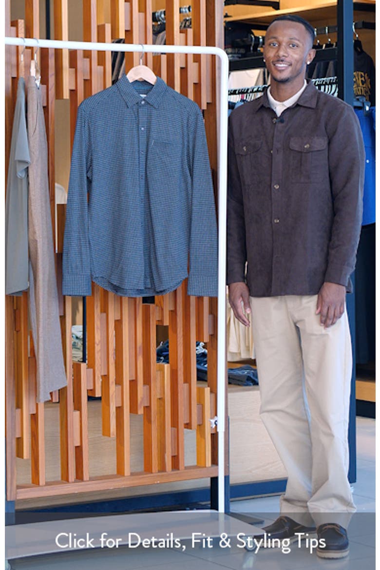 San Sebastian Microcheck IslandZone® Button-Up Shirt video