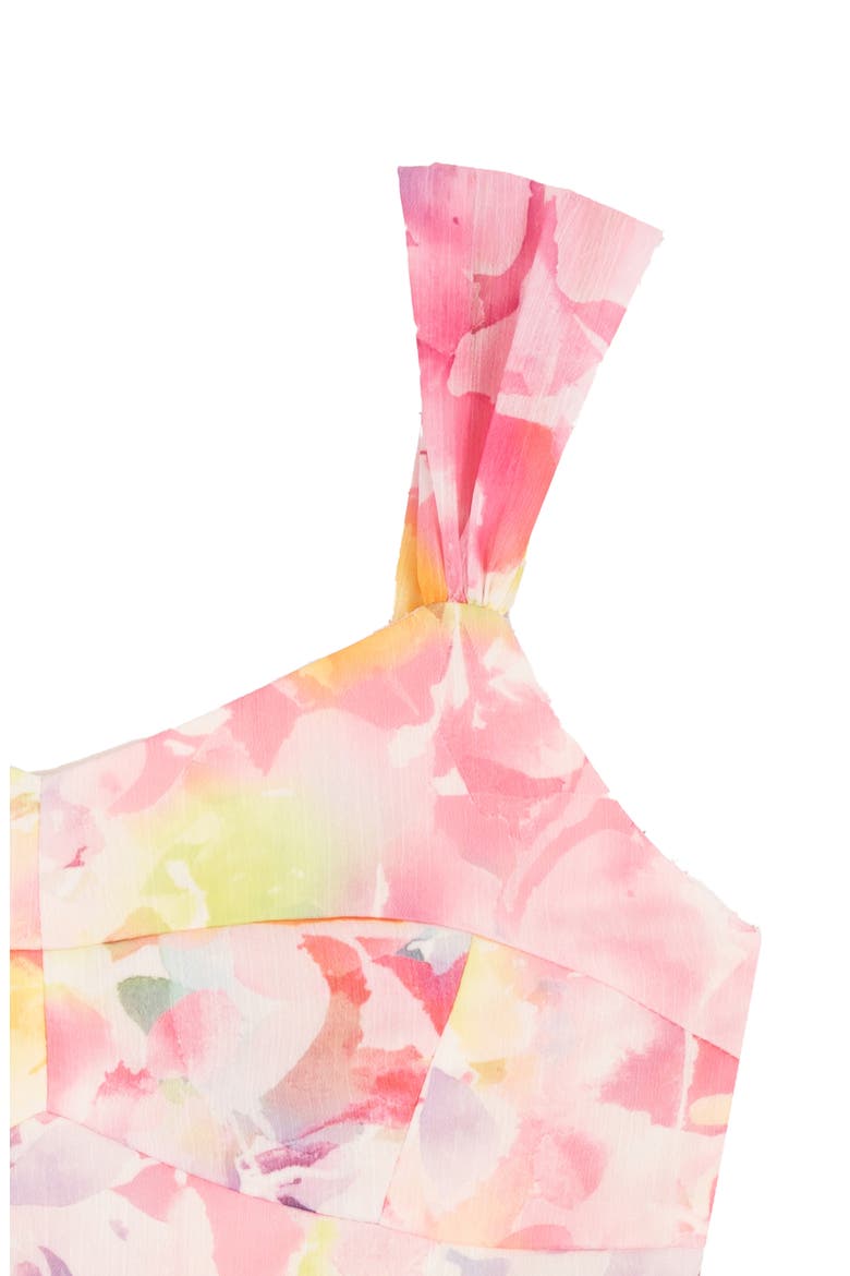 Kids' Chiffon Party Dress, Alternate, color, PINK MULTI