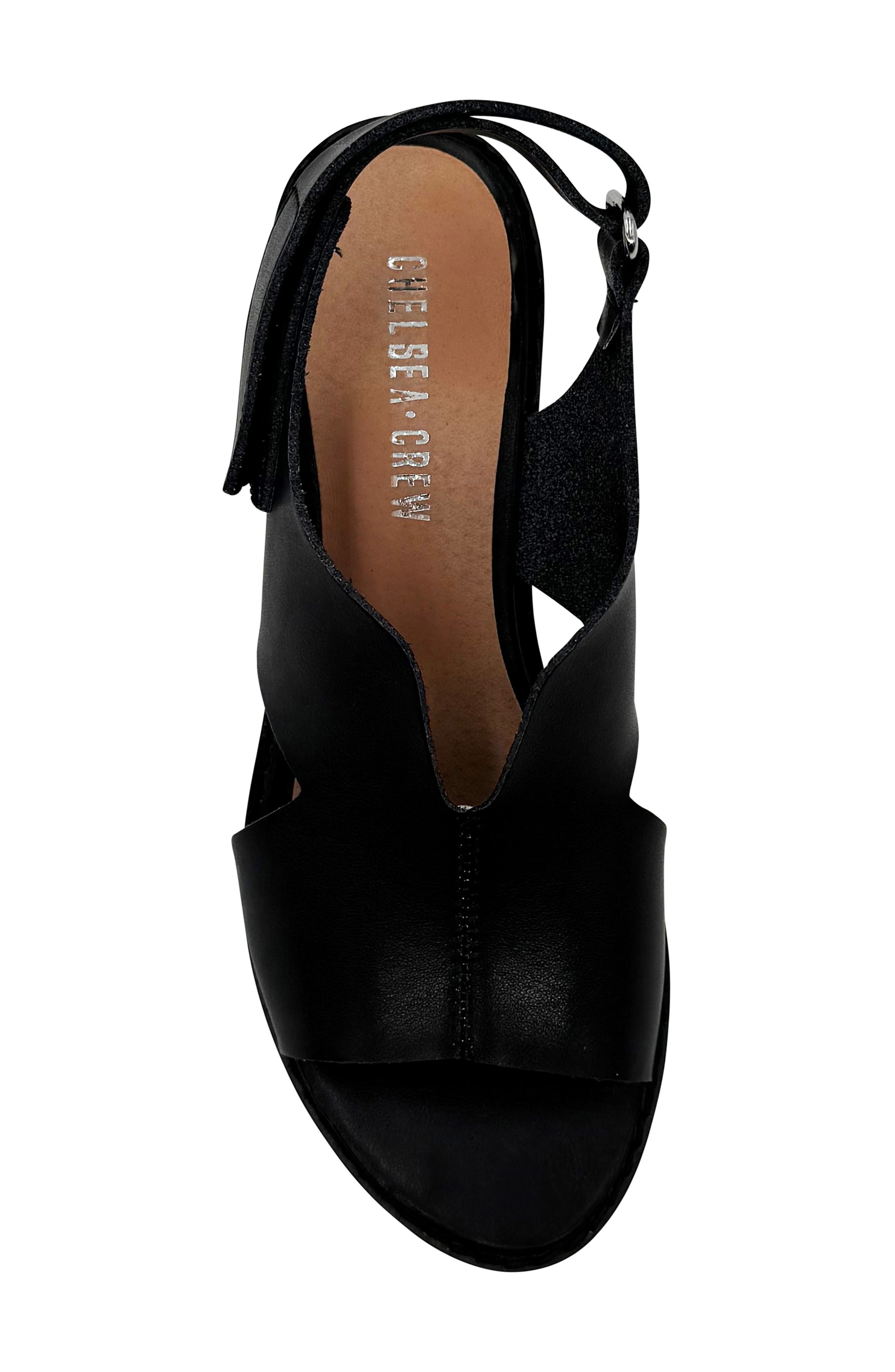 CHELSEA CREW Olga Slingback Sandal, Alternate, color, Black