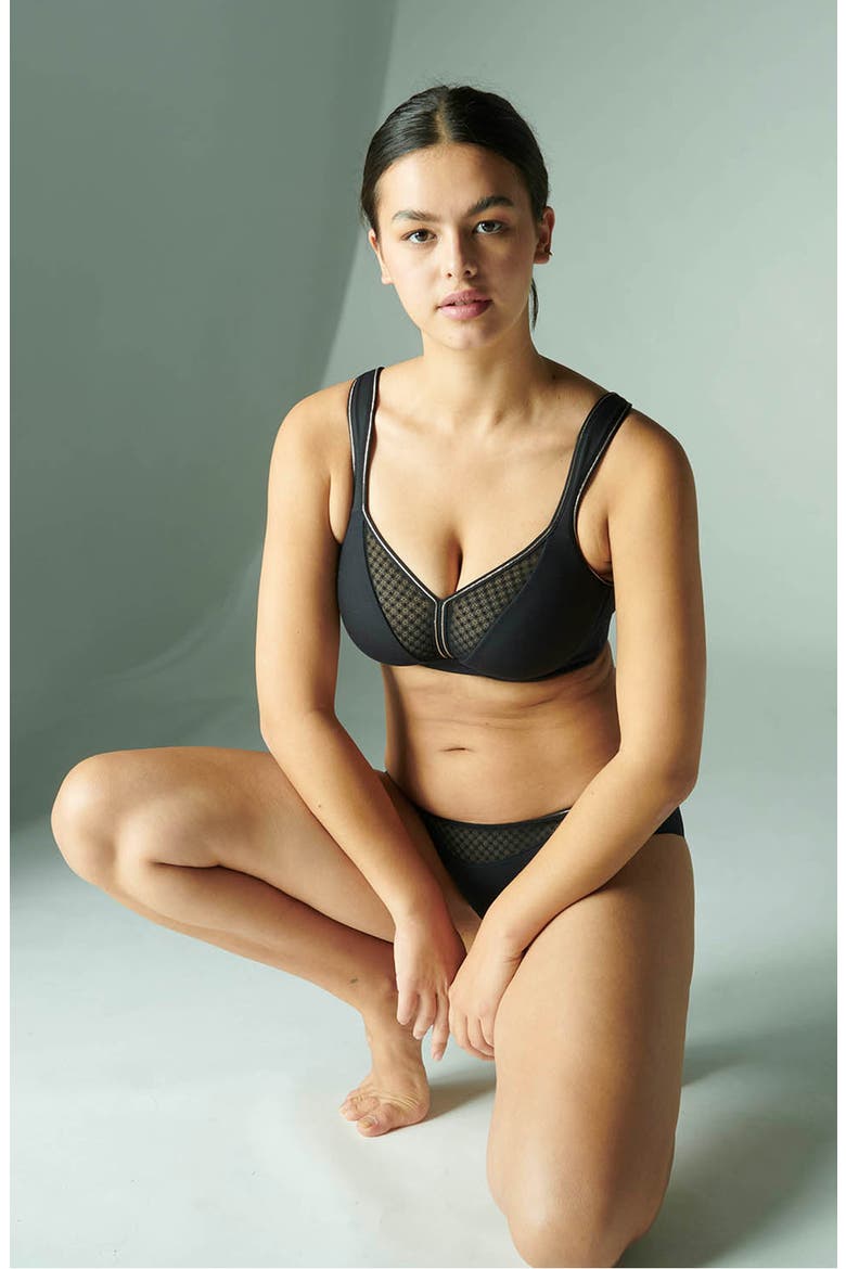 Harmony Underwire Sports Bra, Alternate, color, BLACK