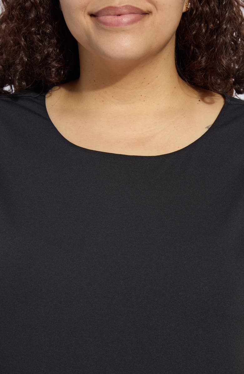 Lysse 'Lyssentials Cap Sleeve T-Shirt, Alternate, color, Black